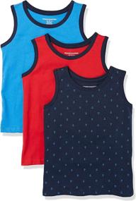 img 2 attached to 👕 Amazon Essentials Boys Tank Tops, 5-Pack Boys' Clothing and Shirts