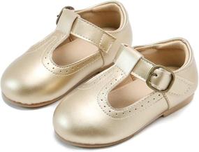 img 3 attached to 👧 Kolan Toddler Little Dress Flats Shoes for Girls
