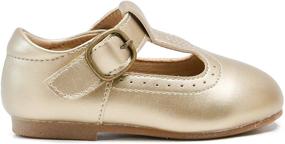 img 1 attached to 👧 Kolan Toddler Little Dress Flats Shoes for Girls