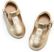 👧 kolan toddler little dress flats shoes for girls logo