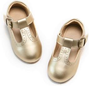 img 4 attached to 👧 Kolan Toddler Little Dress Flats Shoes for Girls