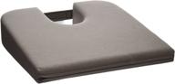 🚗 enhance your car comfort with tush cush compact car cush - charcoal gray logo
