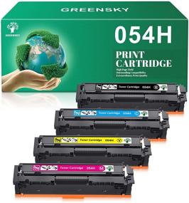 img 4 attached to 🖨️ GREENSKY Compatible Toner-Cartridges Replacement for Canon Cartridge 054H 054 H 054 High Yield for Canon Color ImageClass MF642cdw LBP622Cdw MF644Cdw MF640C Printer - Black, Cyan, Magenta, Yellow