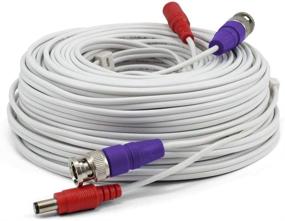 img 4 attached to Swann BNC Coaxial Cable for Security Camera CCTV System - UL Certified, Fire Resistant, 100ft