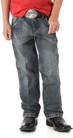 img 4 attached to 👖 Vintage Midnight Boys' Clothing - Wrangler Casual Boys