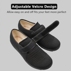 img 1 attached to Secret Slippers Breathable Adjustable Orthopedic Women's Shoes