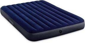 img 4 attached to Intex Classic Downy Airbed - Queen Size with Dura-Beam Technology