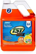 camco 41197 tst ultra-concentrate orange scent rv toilet treatment - formaldehyde-free breakdown for waste & tissue - septic tank safe - treats 16-40 gallon holding tanks (1 gal) logo