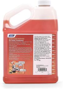 img 1 attached to Camco 41197 TST Ultra-Concentrate Orange Scent RV Toilet Treatment - Formaldehyde-Free Breakdown for Waste & Tissue - Septic Tank Safe - Treats 16-40 Gallon Holding Tanks (1 Gal)