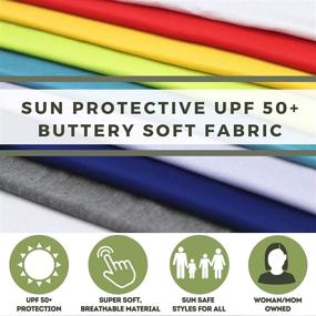 img 1 attached to 🧴 Safeguard Your Child's Skin with Shedo Lane Kids' UPF 50+ Sun Protection Leggings - Uniquely Soft Bamboo Fabric