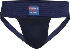 img 4 attached to 🩲 Ultimate S&amp;C Jockstrap: Gym Athletic Cotton Supporter with Cup Pocket for Men