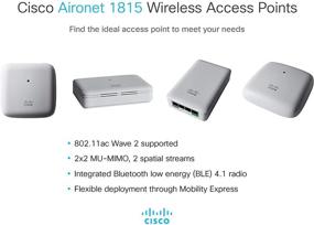 img 1 attached to Cisco Aironet 1815I-B-K9C: Controllerless Wi-Fi Access Point with 802.11ac Wave 2 Technology and Internal Antenna