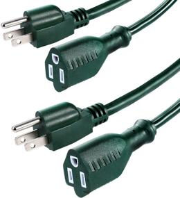img 4 attached to UL Listed Waterproof Power Extension Cord Electrical