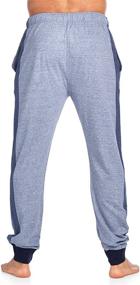 img 1 attached to Cotton Jogger Lounge Pants for Men by Balanced Tech