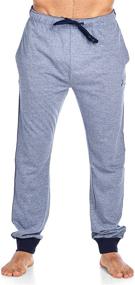 img 3 attached to Cotton Jogger Lounge Pants for Men by Balanced Tech