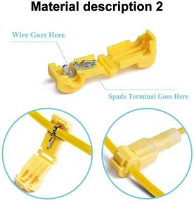 img 2 attached to 🔌 Enhance Your Wiring Project with FOIIOE Self Stripping Disconnect Assortment Connectors