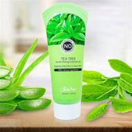 🌿 glycolic acid & tea tree facial exfoliant gel: non-scrub natural peel for face & body, removes dead skin cells, reveals clear radiant skin; suitable for all skin types, 150 ml / 5 fl oz logo