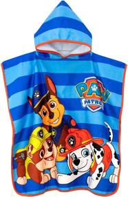 img 4 attached to Paw Patrol Hooded Towel Poncho
