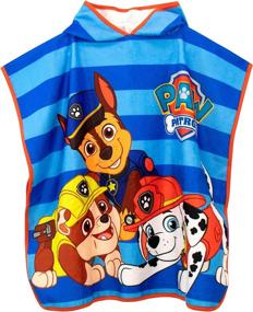 img 3 attached to Paw Patrol Hooded Towel Poncho