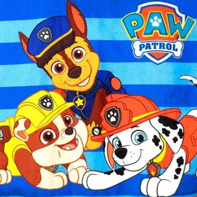 img 2 attached to Paw Patrol Hooded Towel Poncho