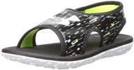 👣 under armour fat tire iii slide sandal - unisex kids pre school sandal logo