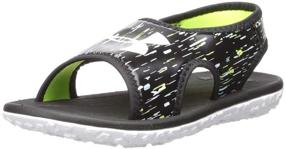 img 4 attached to 👣 Under Armour Fat Tire III Slide Sandal - Unisex Kids Pre School Sandal