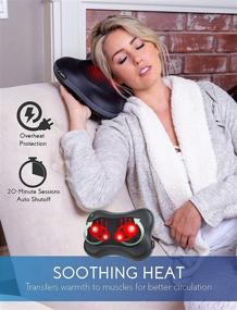 img 1 attached to Zyllion Shiatsu Back Neck Massager Wellness & Relaxation