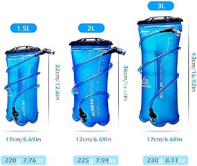 img 3 attached to TRIWONDER BPA Free Hydration Bladder Water Reservoir - Ideal for Cycling, Hiking, and Camping Backpacks
