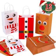 🎅 joy bang christmas goodie bags: festive candy santa gift bags for kids and holiday party favors logo