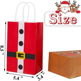 img 3 attached to 🎅 Joy Bang Christmas Goodie Bags: Festive Candy Santa Gift Bags for Kids and Holiday Party Favors