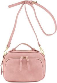img 4 attached to 👜 Stylish Black Satchel Crossbody Purse for Women - Must-Have Handbags & Wallets in Crossbody Bags