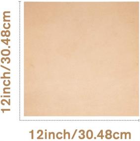 img 2 attached to 🔆 Veg Tanned Full Grain Leather Hide Tooling Leather Squares - 1.8-2.1mm Thickness - Precut Leather Pieces for Crafting, Sewing, Hobby Workshop - Cowhide Leather Sheet (12"x12")