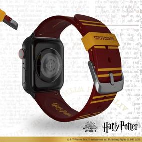 img 1 attached to Браслет для умных часов Gryffindor - Moby Fox Harry Potter - официальная лицензия, совместим с Apple Watch (не включен) - подходит для 38 мм, 40 мм, 42 мм и 44 мм