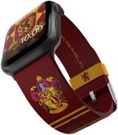 браслет для умных часов gryffindor - moby fox harry potter - официальная лицензия, совместим с apple watch (не включен) - подходит для 38 мм, 40 мм, 42 мм и 44 мм логотип