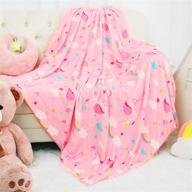 homore blanket flannel flamingo blankets nursery logo