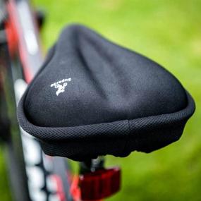 img 2 attached to 🚴 SuperSo Bike Gel Seat Cushion Cover: Enhance Your Ride with a Premium Padded Bike Saddle for Ultimate Comfort!