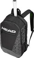🎾 head core tennis backpack: 2 racquet carrying bag with padded shoulder straps - ultimate tennis gear storage solution logo