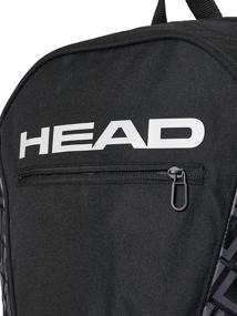 img 1 attached to 🎾 HEAD Core Tennis Backpack: 2 Racquet Carrying Bag with Padded Shoulder Straps - Ultimate Tennis Gear Storage Solution