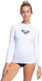 img 4 attached to 🏻 Roxy Girl's Whole Hearted Long Sleeve Rashguard: The Perfect Swimwear for Girls