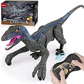 img 1 attached to Smmoma Electronic Educational Velociraptor: The Ultimate Rechargeable Learning Companion