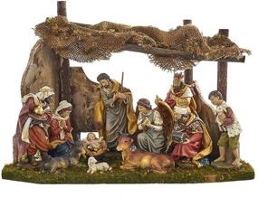 img 3 attached to Kurt Adler Nativity Figures Stable