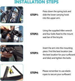 img 1 attached to Cenipar Surfboard Adjustable Surfboard Carrier Cruisers