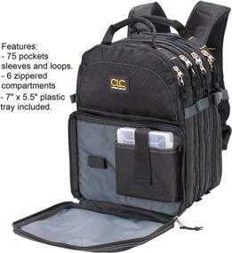 img 3 attached to 🎒 CLC 1132 75-Pocket Tool Backpack - Custom LeatherCraft