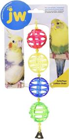 img 1 attached to 🐦 JW Pet Company Activitoy Lattice Chain Small Bird Toy: Exciting colors and endless fun!