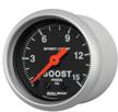 meter sport mechanical boost gauge logo