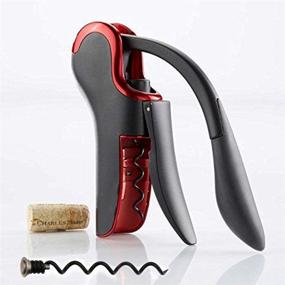 img 4 attached to 🍷 Compact Vertical Corkscrew Wine Bottle Opener with Built-in Foil Cutter by KEISSCO