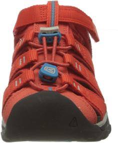 img 3 attached to 👣 KEEN Boy's Newport Neo H2: Orange/Vivid Blue Sandals for Little/Big Kids