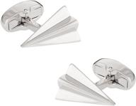 elevate your style with cuff-daddy paper airplane cufflinks: a perfect gift set logo