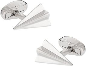 img 4 attached to Elevate Your Style with Cuff-Daddy Paper Airplane Cufflinks: A Perfect Gift Set