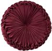 elero pillows pleated decorations burgundy logo
